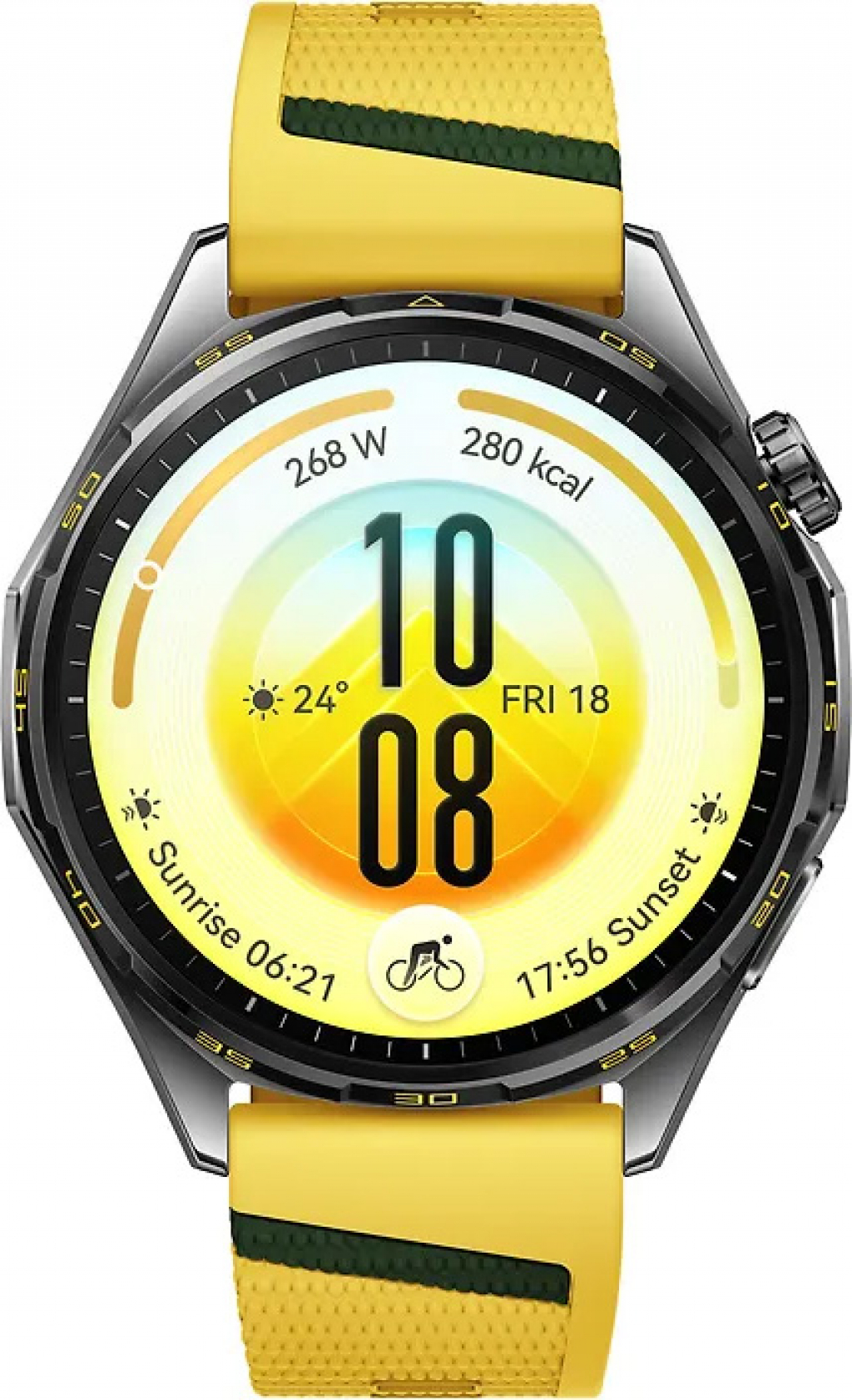 Смарт часовник Huawei Watch GT 7 &nbsp;Atum-B39FY Yellow and Green Fluoroelastomer